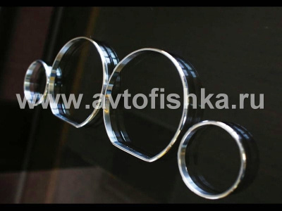 Audi A4, S4 (B5) (94-01) кольца алюминиевые для шкал панели приборов